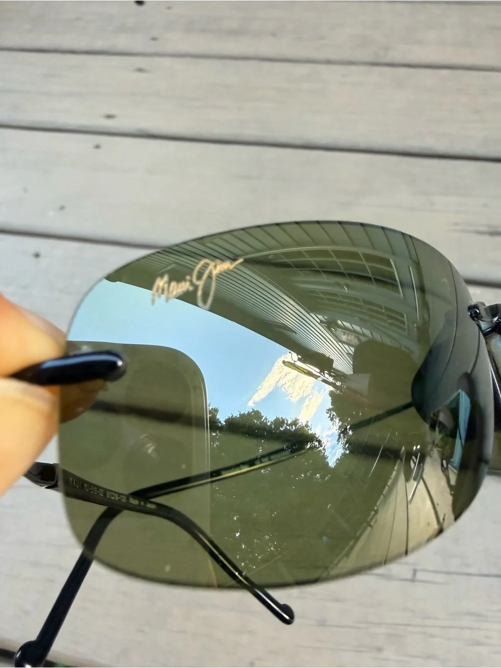 Maui Jim Honolua Bay MJ-516-02 rimless polarized sunglasses